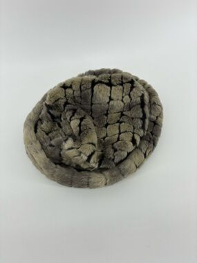 Parkhurst Elegant Faux Fur Bucket Hat - Brown